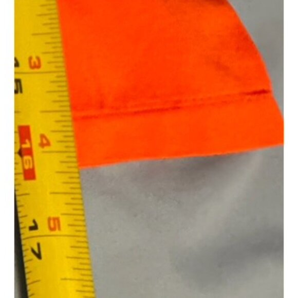 FIT IN Orange Stretchy Bike Athletic Workout Women's Shorts Cutout Waist SM/MED - Picture 5 of 8